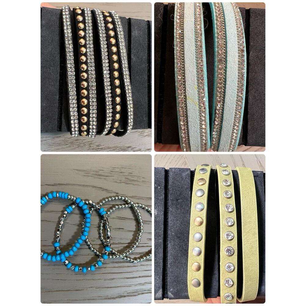 Paparazzi Stylish Bracelet/Hand Wraps with Studs and Beads - Picture 1 of 6